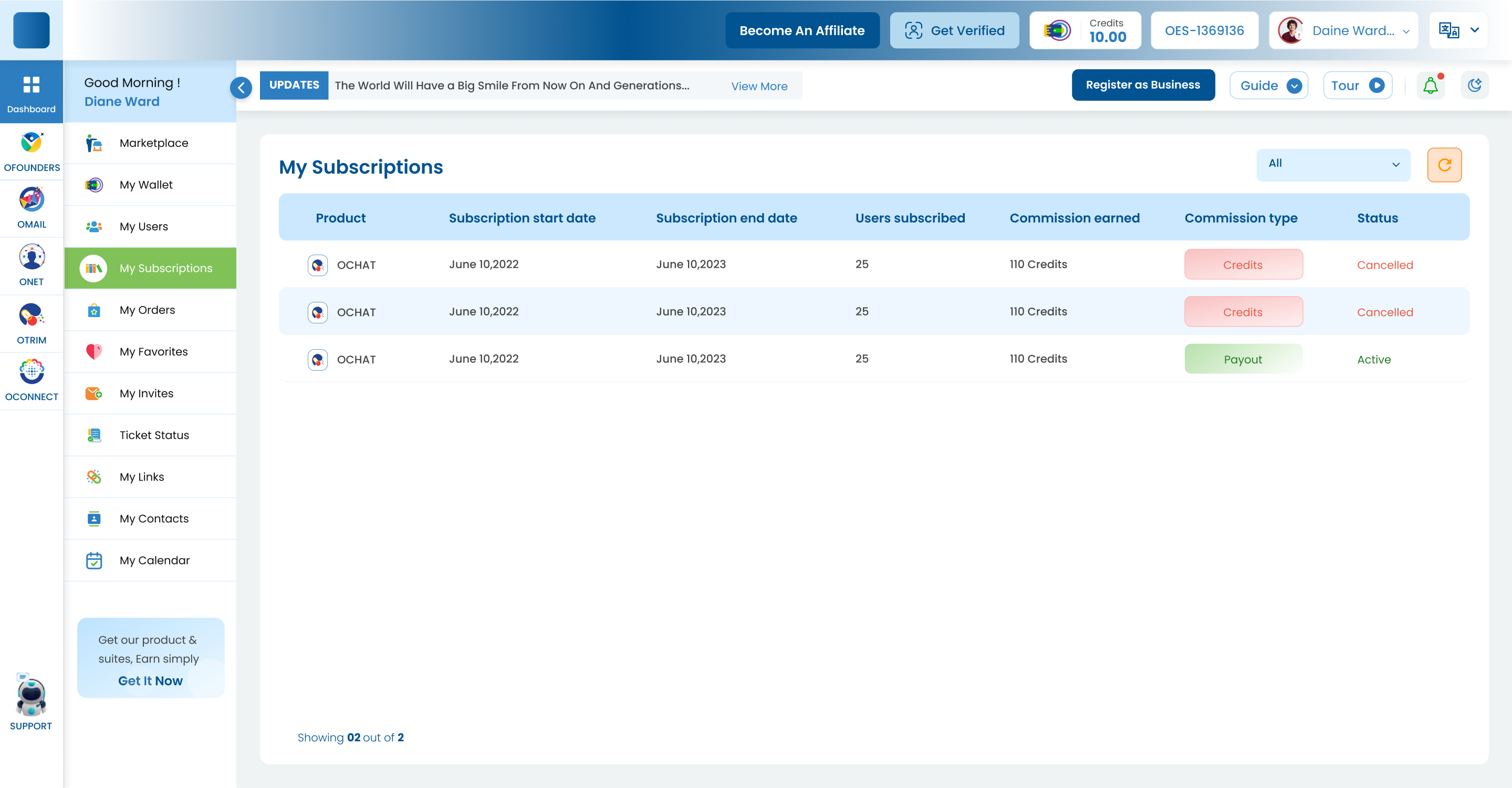 ONPASSIVE Ecosystem Web Application